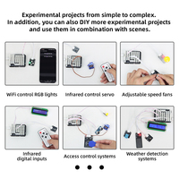 Kit de Inicio Tscinbuny Arduino R4 WiFi con Más de 20 Sensores para Aprendizaje de IoT, Educación STEM y Proyectos DIY