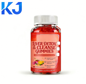 Gummies Détoxifiantes pour le <span class=keywords><strong>Foie</strong></span> avec Chardon-Marie et Artichaut |   Complément alimentaire végétalien pour la purification du <span class=keywords><strong>foie</strong></span> et le soutien des enzymes digestives - Product Image 1