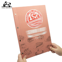 Couverture en carton de luxe personnalisable, résistante à l'eau, avec agrafage externe, pour étuis de salon de manucure ou de beauté, en papier offset