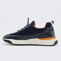 LANCI Fabricants Grossistes de Chaussures Confortables et Respirantes en Cuir Véritable pour Hommes, Baskets Tricotées avec Logo Personnalisé