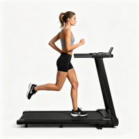 Tapis de course cardio pour intérieur, poids net 24 kg, design pliable pour salle de sport à domicile, appartement, exercice quotidien, marche sur place