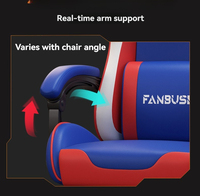 Silla Gamer Estilo Americano, Giratoria, Altura Ajustable, Respaldo Alto, Cuero Ergonómico, con Reposapiés