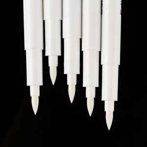 Venta de fábrica, varios Mini marcadores comestibles para colorear alimentos ampliamente utilizados, regalo, bolígrafo de pintura negra plana de 6mm, puntas duales de borrado en seco y borrado en húmedo - Product Image 2
