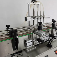 Ligne de production personnalisée automatique bureau petite machine de remplissage simple machine de remplissage d'eau à quatre têtes