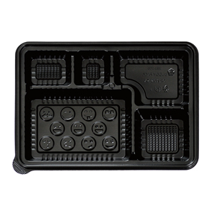 Envase de plástico rectangular grande de alta calidad para alimentos, desechable, con tapa, libre de BPA, para llevar. - Product Image 3