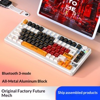 Teclado Mecánico YINDIAO Y75Pro de 81 Teclas, 75%, Aluminio CNC, Tri-Modo, Gasket, Intercambiable en Caliente, RGB, para Juegos y Oficina
