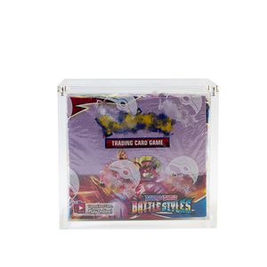 Bán buôn TCG An-ti UV 99% kinh doanh thẻ Acrylic Trò chơi thẻ Booster hộp gói với Pull-out Nắp - Product Image 2