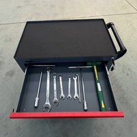 Armoire de rangement d'outils en fer robuste personnalisable OEM, chariot d'atelier de garage en métal, chariot à outils