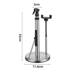 Porte-rouleau de cuisine de bureau sans trou, porte-serviettes de cuisine en acier inoxydable, porte-serviettes en papier droit réglable - Product Image 6