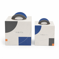Cajas de Pizza de Cartón Kraft Impresas con Lámina Dorada UV Mate Biodegradable Personalizadas para Comida Rápida para Llevar