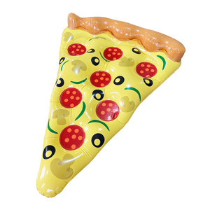 Gommone Gonfiabile Gigante a Forma di Pizza per Adulti, Materassino Galleggiante da Spiaggia 120x155x20cm, Giocattolo Estivo per Feste in Piscina - Product Image 1