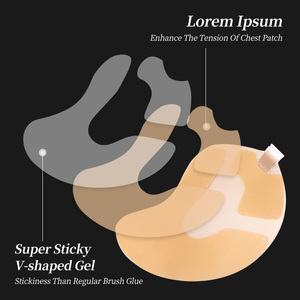 <span class=keywords><strong>Sujetador</strong></span> Adhesivo Invisible de Silicona, <span class=keywords><strong>Sujetador</strong></span> <span class=keywords><strong>sin</strong></span> <span class=keywords><strong>Tirantes</strong></span>, <span class=keywords><strong>sin</strong></span> Espalda, Reutilizable, Transpirable y de Gran Sujeción para Mujer - Product Image 3