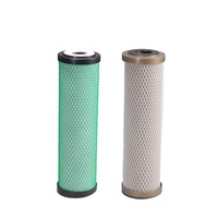 Cartouche filtrante à bloc de charbon actif CTO 10 et 20 pouces à prix avantageux pour filtre à eau de rechange
