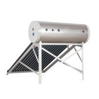 Système de chauffe-eau solaire pressurisé de 150 L pour la maison ou le commerce, chauffe-eau solaire pressurisé intégré certifié Solar Keymark