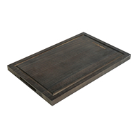 Planche à découper en bois d'acacia pour charcuterie, planches de cuisine pour le pain, la viande, les fruits, le fromage, planche de service, planche à découper de boucher