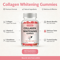 Gummies de Collagène Rose Naturel Hydrolysé avec Vitamine C, Biotine et Sélénium pour la Beauté, le Bien-être, les Soins de la Peau et des Ongles