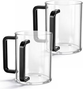 Gobelet circulaire personnalisé en acrylique transparent pour Purim Judaica, pour la purification des mains (Negel Vasser Netilat Yadayim) - Product Image 1