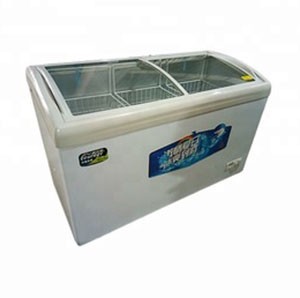 Supermarket Display Commercial Display Freezer Ice Freezer Curved Flat Glass Door with Lock and <b>Key</b> - Product Image 4