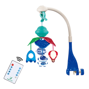 Berceau russe cloche en gros peluche hochet cintre jouet télécommande Rotation espace bébé lit lit Mobile - Product Image 1