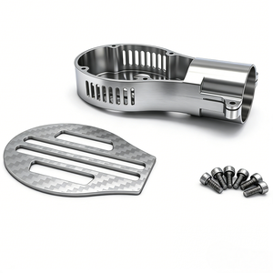 แผ่นยึดมอเตอร์อะลูมิเนียมอัลลอยด์ขนาด 30 มม. ผลิตด้วยเครื่อง CNC พร้อมแผ่นคาร์บอนไฟเบอร์สำหรับงานหนัก รองรับแกน M3 <span class=keywords><strong>ส</strong></span>ำหรับโดรนเกษตรกรรมแบบหลายแกน FPV Quadcopter - Product Image 5