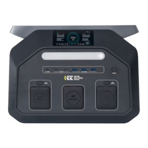 Générateur <span class=keywords><strong>solaire</strong></span> portable à refroidissement par air forcé et large plage de température, onduleur à onde sinusoïdale pure, contrôleur MPPT pour utilisation extérieure robuste - Product Image 4