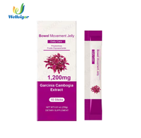 Gelée de graines de chia pure Garcinia Cambogia Collagène pour la gestion du poids, la satiété, la minceur – Complément en bâtonnets en vrac