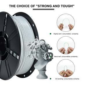 IBOSS <span class=keywords><strong>PLA</strong></span> + 1Kg <span class=keywords><strong>Filament</strong></span> de marbre simulé, <span class=keywords><strong>gris</strong></span> marbre 1.75mm 1kg <span class=keywords><strong>Filament</strong></span> d'impression 3D <span class=keywords><strong>PLA</strong></span> Pro est une imprimante 3D plus durable - Product Image 4