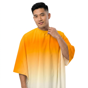 Capes de coiffure professionnelles personnalisées de haute qualité avec dégradé PRO, résistantes à l'eau et confortables pour la coiffure - Product Image 2