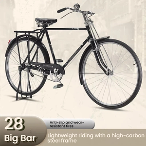 Bicicletta Vintage da Montagna <span class=keywords><strong>28</strong></span> Pollici con Telaio in Acciaio al Carbonio e Freno a Mano - Product Image 6