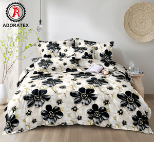Juego de Ropa de Cama de Tres Piezas 100% Poliéster, Estampado, Agradable al Tacto, para Decoración del Hogar en África Occidental - Product Image 1