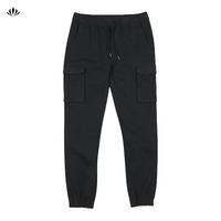 Pantalons cargo décontractés pour hommes, style streetwear, coupe ample