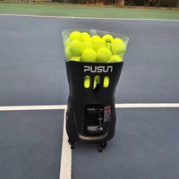 Machine à balles de padel intelligente RTS PUSUN PT Mini PRO, compatible avec l'application et la télécommande, pour l'entraînement familial et personnel