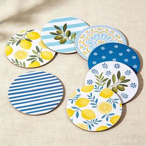 Sous-verres ronds personnalisés en carton absorbant 40 pt, imprimés sur mesure, pour bar et bière, vente en gros - Product Image 2