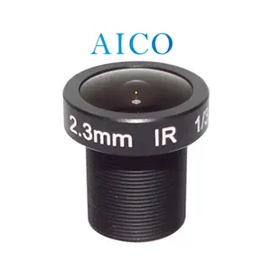 2.3 mm focal length 2.3mm 1/3" F2.2 3.5mp HFOV fov 125 degree deg wide angle M12 s mount cctv board lens for 1/3 inch sensor
