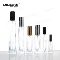 Square Uv Perfume Oil Decant Refill Glass Pump Spray Empty Atomizer Perfume Bottle