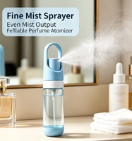 Bouteilles de voyage portables miniatures à verrouillage rotatif 30 ml – Flacons pulvérisateurs personnalisés en plastique pour soins de la peau, écran solaire, apaisant, répulsif, tonique