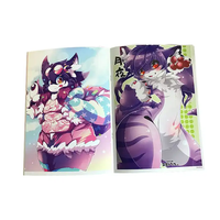 Webtoon & Doujinshi Fursona Furry Cartoon Personnage Personnalisé Stratification Brillante Manga Comic Book Printing Service