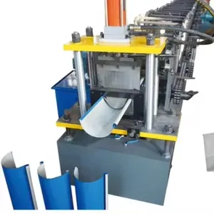 Maquinaria de fabricación de azulejos completamente automática Máquina formadora de rollos de boquilla de tubo descendente de acero para máquina de bajada de agua redonda