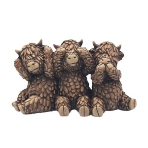 Highland Cow Resin Ornament <b>Statue</b> Animal Shape Home Decoration Wedding Gift Artistic Decorative Figurine - Product Image 5