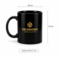 Mug à café avec logo personnalisé, boîte cadeau rigide de couleur personnalisée, insert en mousse, événements de reconnaissance client, branding, vente en gros, ensemble de mugs
