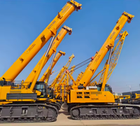 Grue de construction fiable de 100 tonnes, flèche de 73 m, grue sur chenilles XGC100 avec moteur monté sur le dessus pour les levages à grande échelle