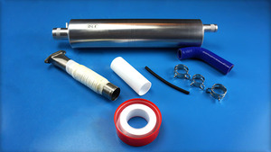 DLE 55cc RA Long Canister Exhaust <b>Airplane</b> Pipe Set Parts for DLE55RA Rear Gasoline Engine Made Guangdong China for RC <b>Airplane</b> - Product Image 3