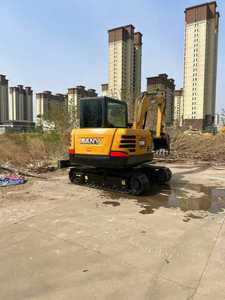 Excavatrices sur chenilles SANY d'occasion certifiées CE avec godet, excavatrice d'occasion SY60C 6 tonnes à vendre, machines de Chine - Product Image 4