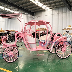 Carruaje Eléctrico Rosa Zhenda, Ideal para Turismo y Navidad, con 1 Año de Garantía - Product Image 4