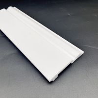 Plinthe moderne blanche en PS, moulure de sol en polystyrène haute densité, garniture murale facile à installer pour la décoration intérieure