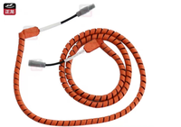Coussin chauffant à bande flexible pour tuyau en caoutchouc de silicone 220v 50w pour tuyau d'eau pour réchauffement de tube