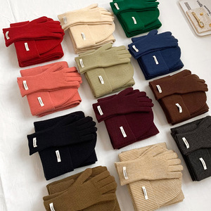 Accessori di abbigliamento da <span class=keywords><strong>donna</strong></span> di tendenza cappellini regalo per <span class=keywords><strong>sciarpa</strong></span> <span class=keywords><strong>guanti</strong></span> 3 pezzi in maglia invernale in tinta unita <span class=keywords><strong>donna</strong></span> cappello completo per <span class=keywords><strong>sciarpa</strong></span> <span class=keywords><strong>donna</strong></span> - Product Image 1