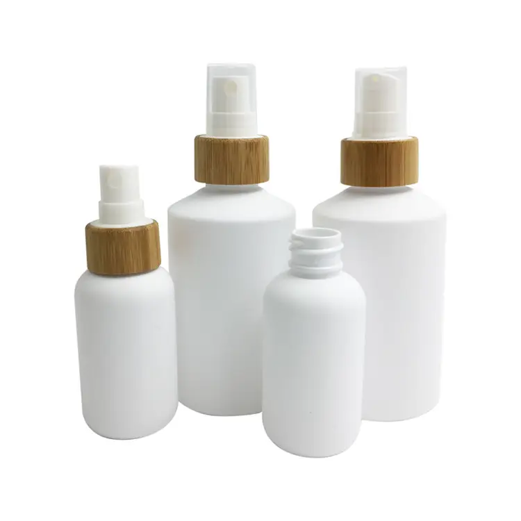 OEM Venta caliente de tacto suave 150ml 200ml tónico facial cosmético blanco mate fabricante de botellas de PET/venta al por mayor