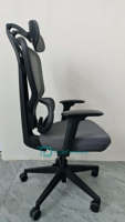Nouvelle chaise de bureau pivotante avec dossier ergonomique en mousse à mémoire de forme et soutien lombaire réglable pour la maison et les cadres