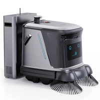Robot de nettoyage commercial MiCity à prix de gros, aspirateur industriel pour sols, navigation automatique avec sac à poussière de 10 L, recharge automatique